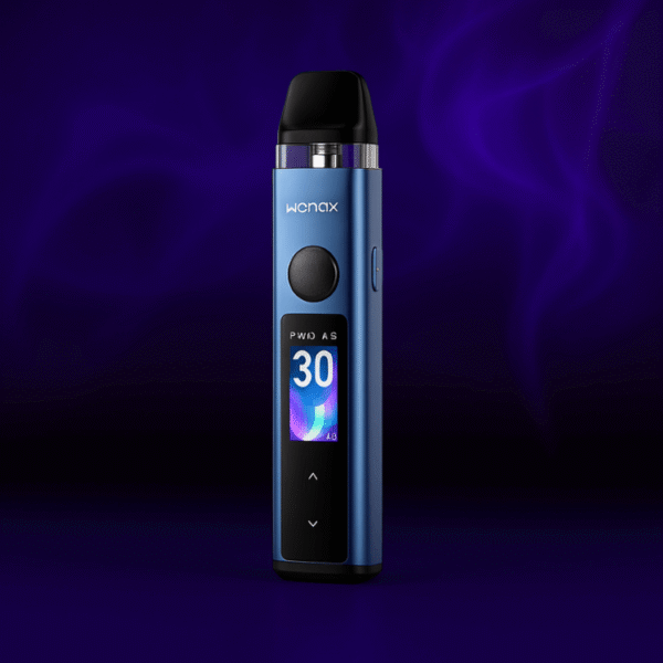 Nevoks Midnight Vape Rod – Matte Black with Green LED
