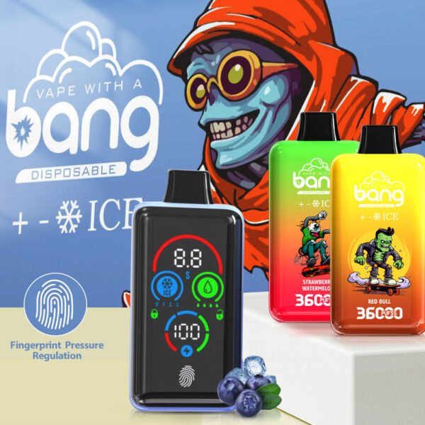 Bang 36000口一次性電子煙 涼度可自行調節 大口數抛棄式