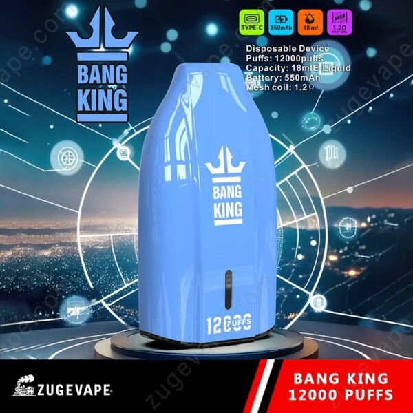Bang King 12000 Porsche Puffs 一次性電子煙 可充電