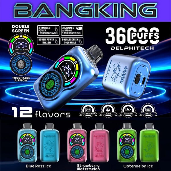Bang King Constellation 36000 Puffs 超大容量一次性電子煙
