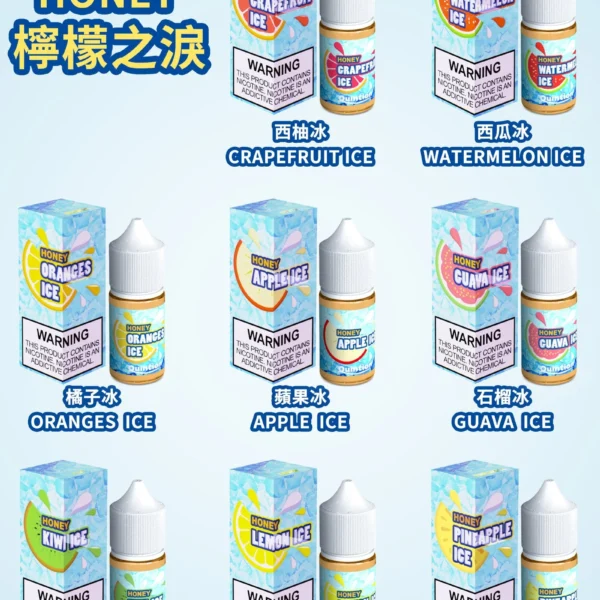 【小煙油】HONEY 檸檬之淚系列 30ml 3%丁 美國原裝進口