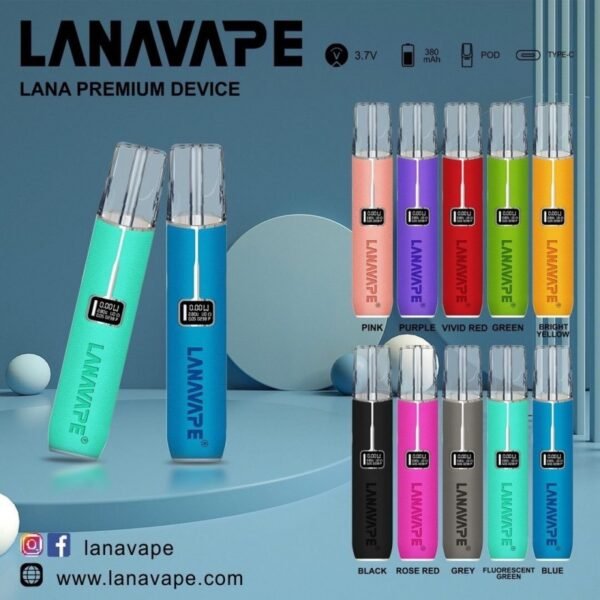 LANA新款皮革主機 - 通用一代電子煙彈 適配RELX、SP2S等品牌