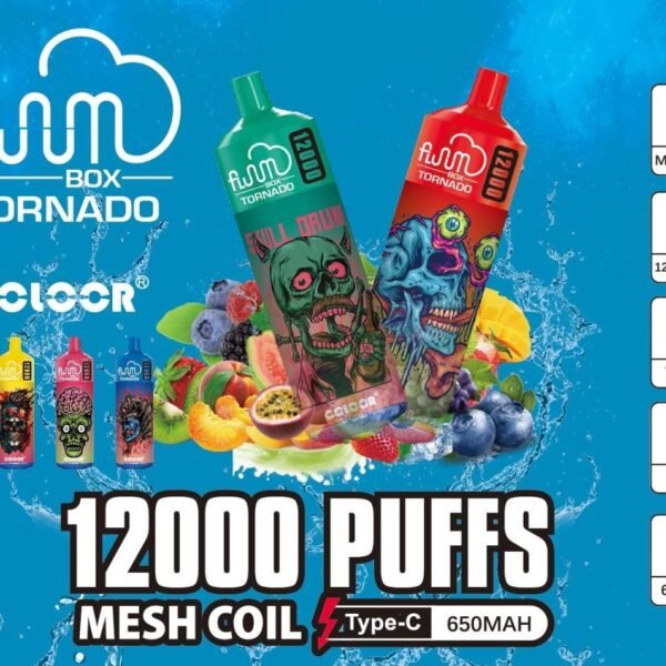 Fluum Box 12000 Puffs 可充電一次性電子煙|多口味|0%~5% mg